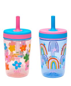 Kelso Tumbler, 15 oz. (2 Pack) (St. Jude - Flowers and Rainbows)